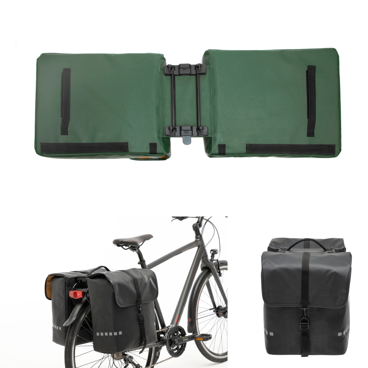 Dubbele fietstas New Looxs Odense Racktime - 39L