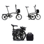 Brompton C Line Electric 4 speed - Matt Black