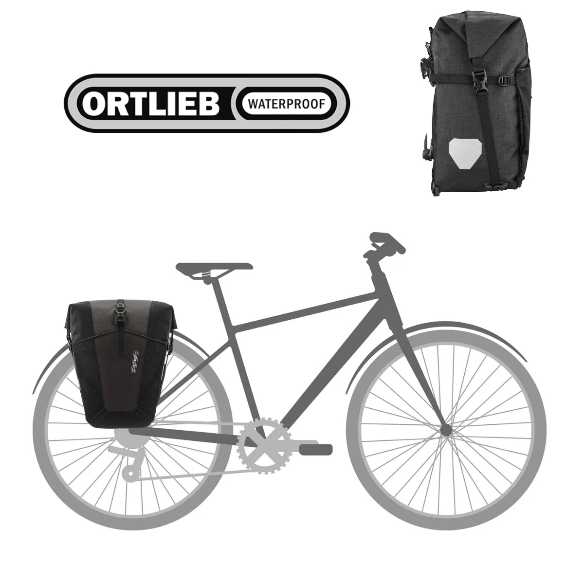 Ortlieb - Back-Roller XL QL2.2 70 L asphalt-black