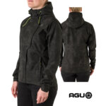 Agu tech rain jacket commuter women reflection bla